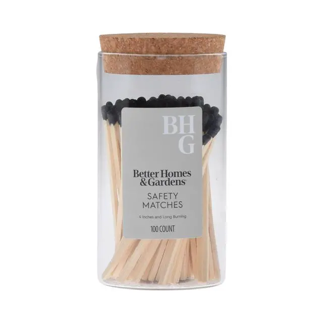 Alt view image 4 of 6 - Better Homes & Gardens Premium Wooden Safety Matches, 100 Count