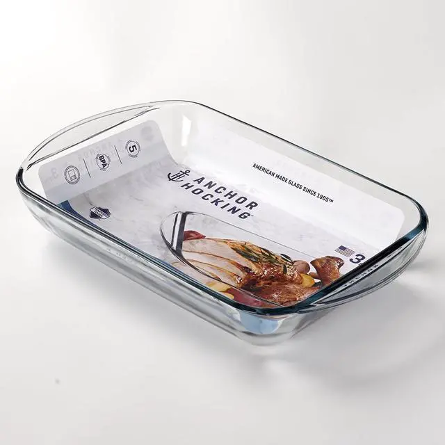 Main image of Anchor Hocking Glass 9" by 13" Baking Dish, 3 Quart