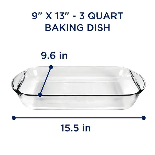 Alt view image 5 of 6 - Anchor Hocking Glass 9" by 13" Baking Dish, 3 Quart