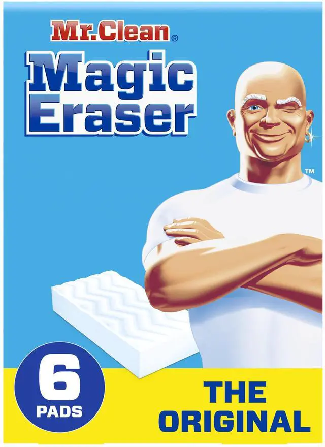 Main image of Mr. Clean Magic Eraser Original, Cleaning Pads with Durafoam, 6 Ct