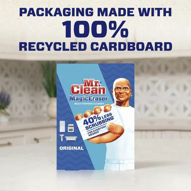 Alt view image 4 of 6 - Mr. Clean Magic Eraser Original, Cleaning Pads with Durafoam, 6 Ct