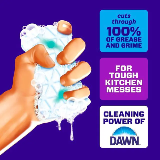 Alt view image 4 of 6 - Mr. Clean Magic Eraser Sponge, Kitchen Grease, Unstopables Fresh, 3 Count