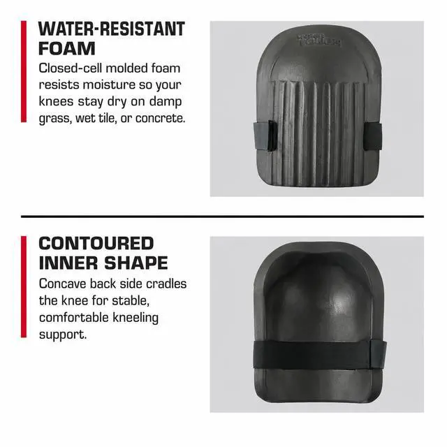 Alt view image 2 of 7 - Hyper Tough Lightweight Foam Knee Pads, 2 Pack