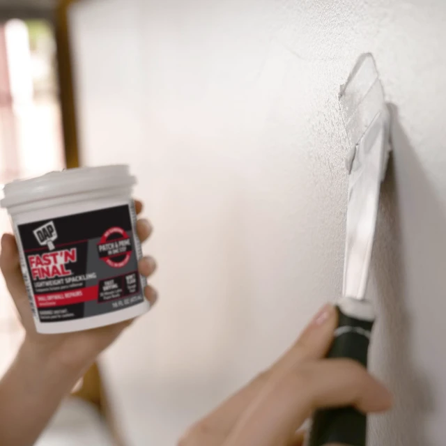 Alt view image 5 of 7 - DAP Fast 'N Final 16 oz White Lightweight Spackling Putty
