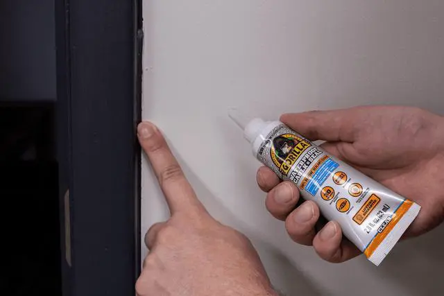 Alt view image 3 of 6 - Gorilla Waterproof Caulk & Seal Silicone Sealant, 2.8oz Squeeze Tube - Clear Caulking Sealant for Kitchen, Window, Bath, Marine, Door and More