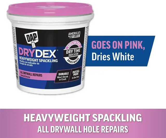 Alt view image 5 of 6 - DAP DryDex 32 oz Pink/White Dry Time Indicator Spackling