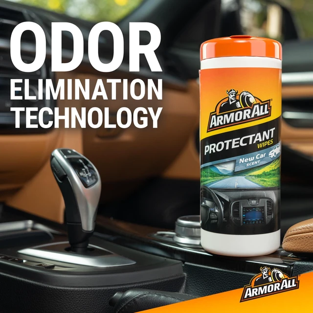 Alt view image 3 of 6 - Armor All Car Interior Protectant Wipes in New Car Scent, 25 Count