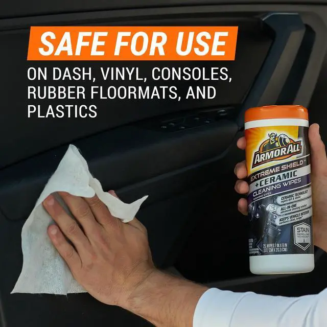 Alt view image 2 of 6 - Armor All Ultra Shield + Ceramic Cleaning Wipes, 25 Count