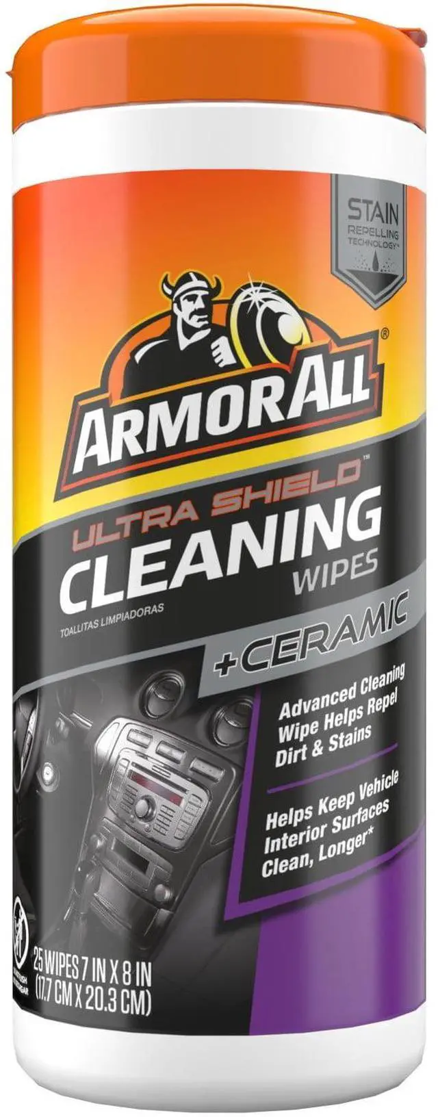 Main image of Armor All Ultra Shield + Ceramic Cleaning Wipes, 25 Count