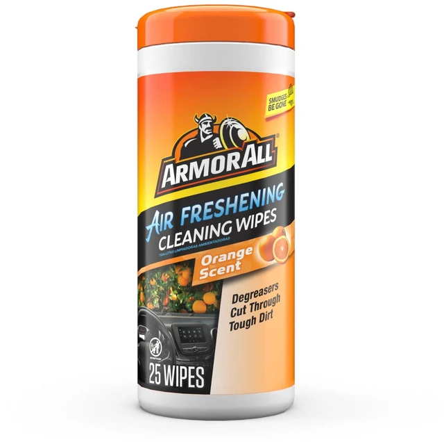 Main image of Armor All Interior Car Cleaning Wipes in Orange Scent, 25 Count