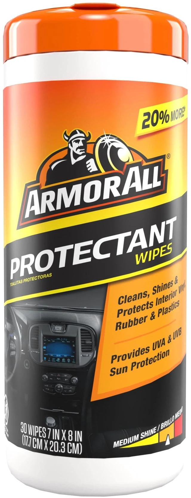 Alt view image 3 of 3 - Armor All Interior Car Cleaning and Protectant Wipes Kit, 30 Count 2-Piece Bundle