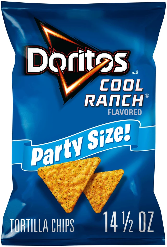 Main image of Doritos Cool Ranch Flavored Tortilla Chips, Party Size, 14.5 oz Bag