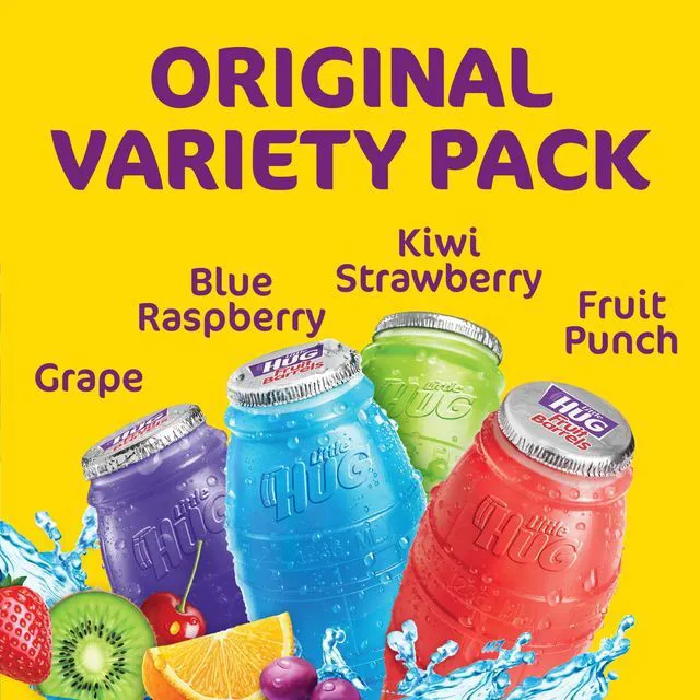 Alt view image 6 of 6 - Little HUG Fruit Barrels, Original, Shelf Stable Kids Drinks Variety Pack, 40 Count, 8 fl oz Bottles