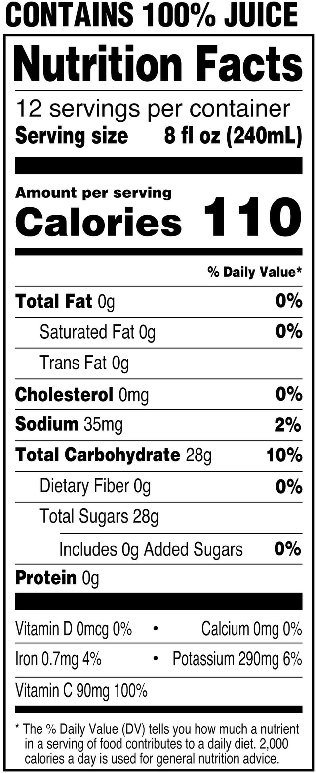 Alt view image 3 of 6 - (2 pack) Great Value 100% Apple Juice, 96 fl oz