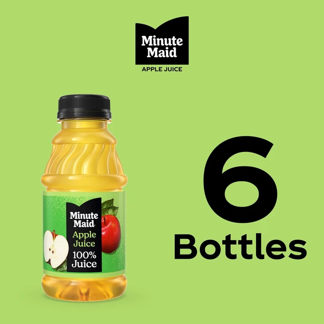 Alt view image 2 of 7 - Minute Maid Apple Juice Bottles, 10 fl oz, 6 Pack