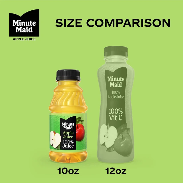 Alt view image 6 of 7 - Minute Maid Apple Juice Bottles, 10 fl oz, 6 Pack