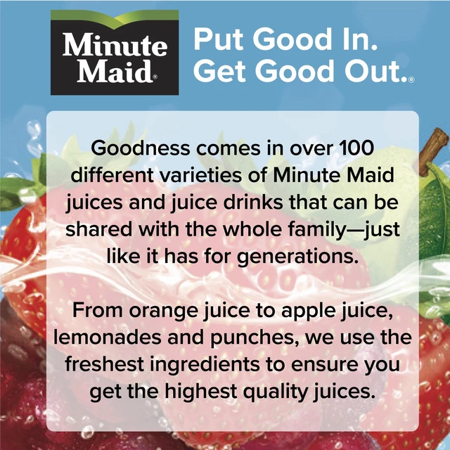 Alt view image 3 of 7 - Minute Maid Apple Juice Bottles, 10 fl oz, 6 Pack