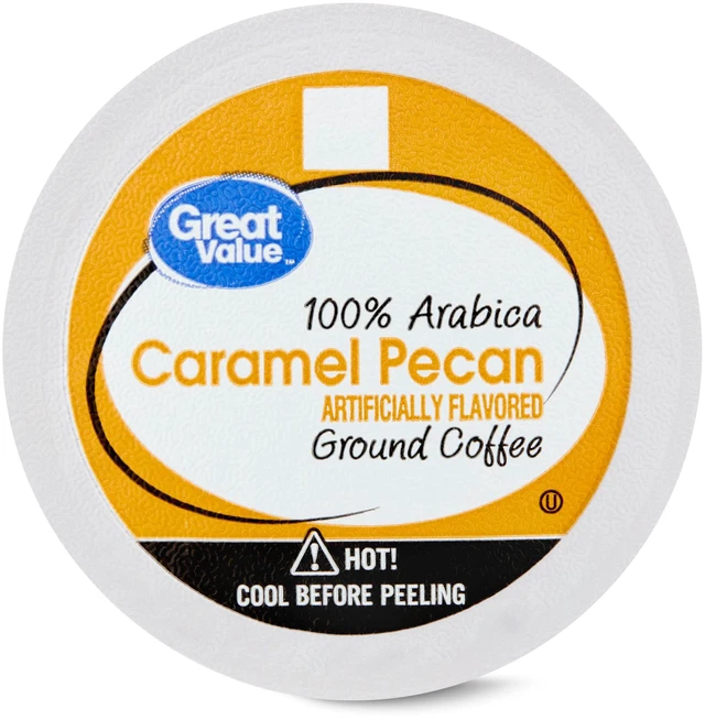 Alt view image 5 of 7 - Great Value Caramel Pecan Medium Roast Coffee Pods, 12 Ct