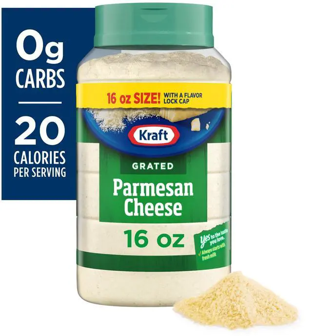 Main image of Kraft Grated Parmesan Cheese Shaker 16 oz Bottle