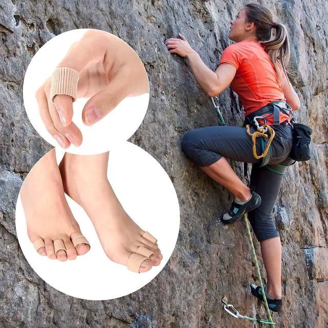 Alt view image 7 of 7 - Blulu 16 Pcs Toe Cushion Tube Sleeves Soft Gel Corn Pad Protectors, Brown