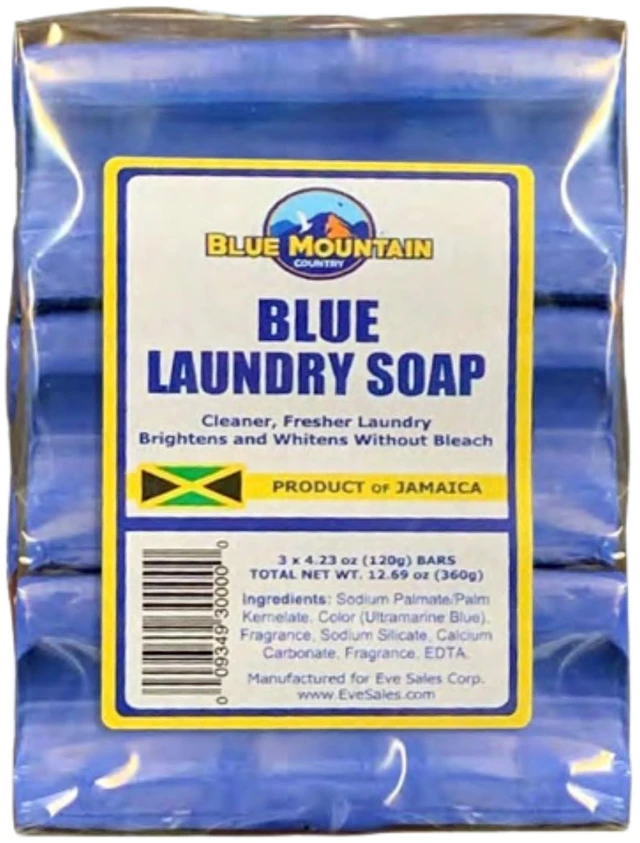 Main image of Blue Mountain Country Blue Laundry Soap 3-Pack (4.23oz Each) Concentrated Formula Brightens and Whitens without Bleach Cleaner and Fresher Laundry