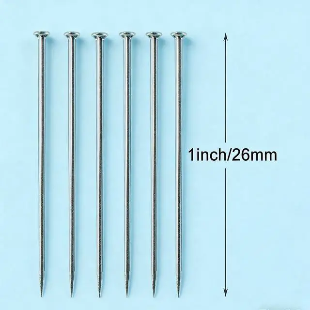 Alt view image 3 of 7 - 500Pcs Stainless Steel Straight Pins, Fine Satin Dressmaker Pins for Sewing, Crafting & Jewelry Making
