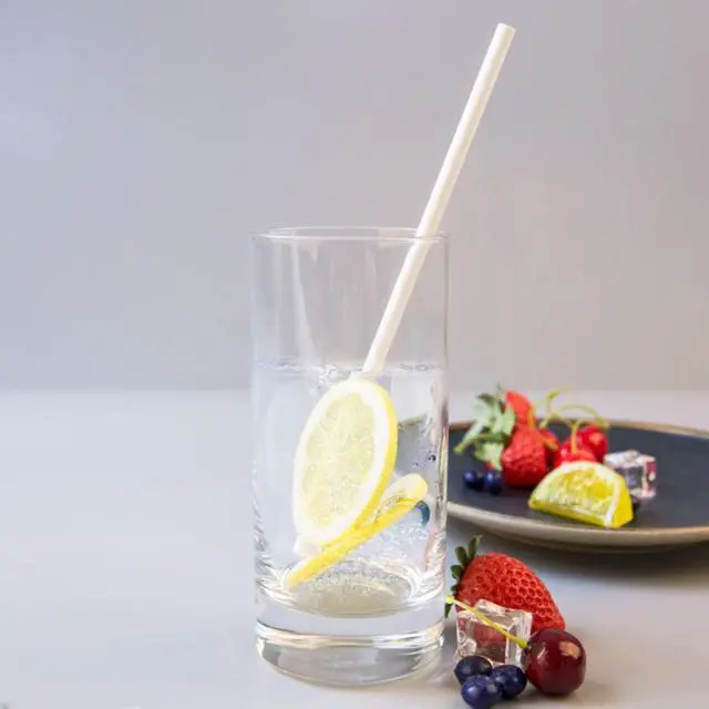 Alt view image 3 of 7 - 100 Pack Paper Straws White Biodegradable Co-Friendly for Party Supplies, Bridal/Baby Shower, Birthday, Mixed Drinks, Weddings, Restaurant, Food Service, Drink Stirrer