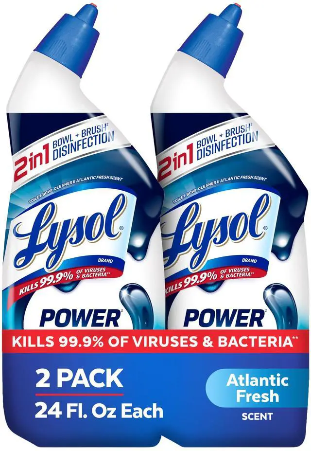 Main image of Lysol Toilet Bowl Cleaner Clinging Gel Power, 24oz, 2Pack