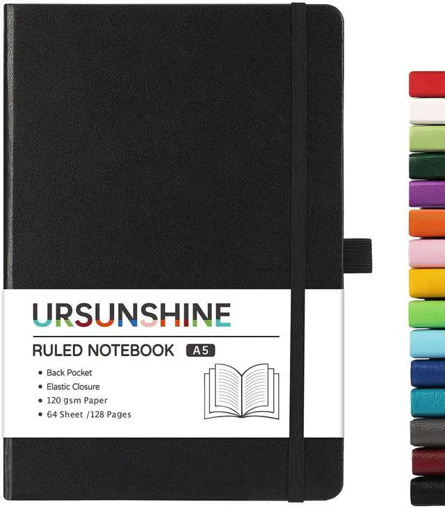Main image of Ruled Classic Lined Notebook Journal, 5.3" x 8.26"