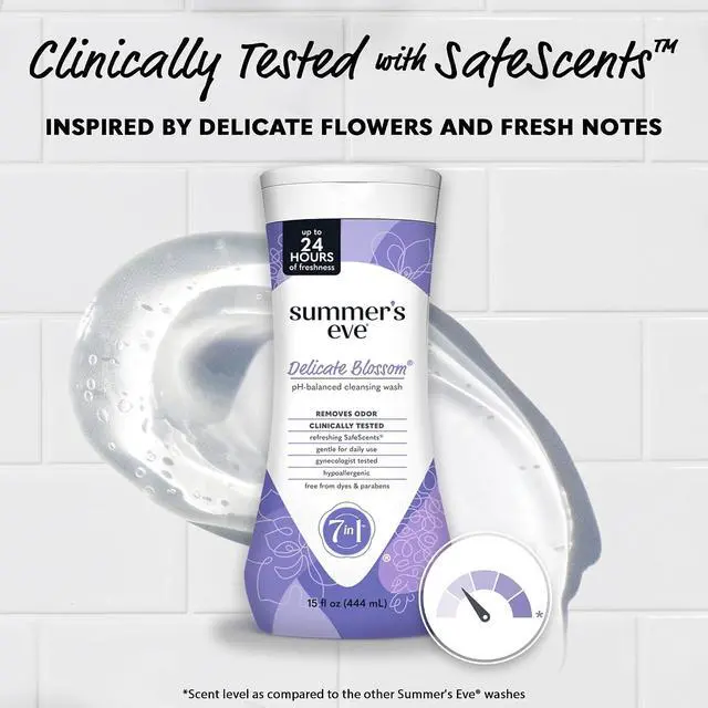 Alt view image 3 of 6 - Summer's Eve All-Over Daily Feminine Wash, Delicate Blossom, 15 Fl Oz