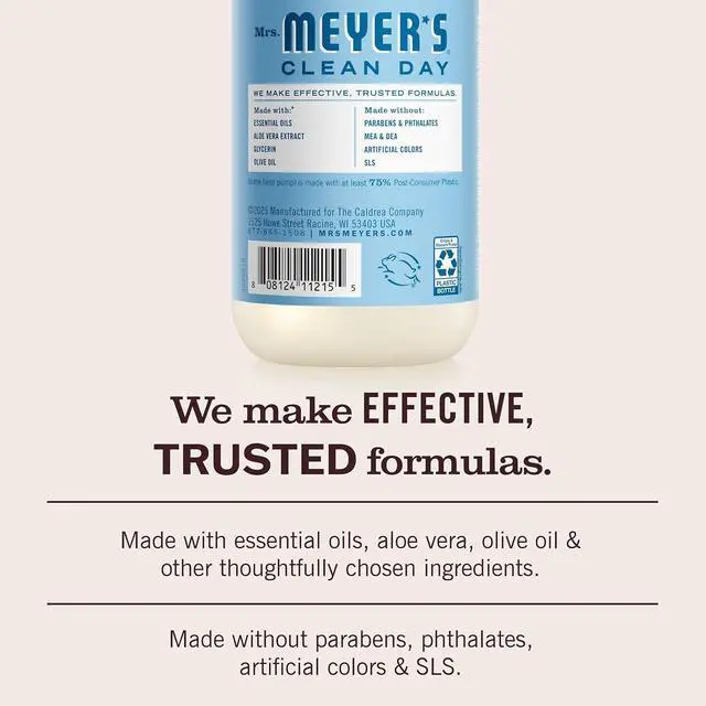 Alt view image 4 of 6 - Mrs. Meyer's Clean Day Hand Soap, Rain Water Scent, 12.5 Fl Oz