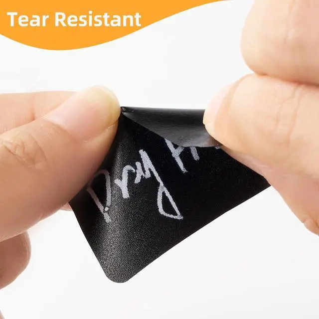 Alt view image 7 of 7 - Homrelaxy 360 Pcs Chalkboard Labels Stickers for Glass Jars, 2.1"x1.4"