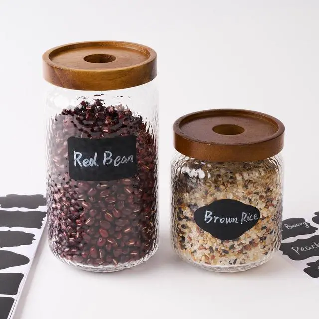 Alt view image 2 of 7 - Homrelaxy 360 Pcs Chalkboard Labels Stickers for Glass Jars, 2.1"x1.4"
