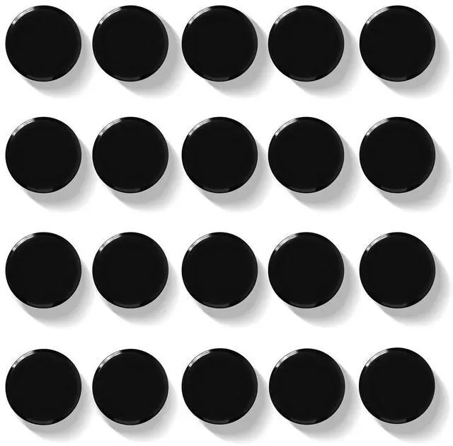 Main image of 20Pcs Small Round Heavy Duty Fridge Magnets for Whiteboard Classroom Use