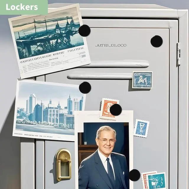 Alt view image 4 of 7 - 20Pcs Small Round Heavy Duty Fridge Magnets for Whiteboard Classroom Use