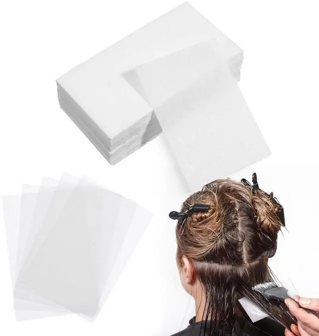 Main image of 100PCS High Temperature Resistance Disposable Salon Perm Papers, Thin End Papers for Hair Perm, 15 x 7.5cm Hair Wrapping Paper for Cold and Hot Perms