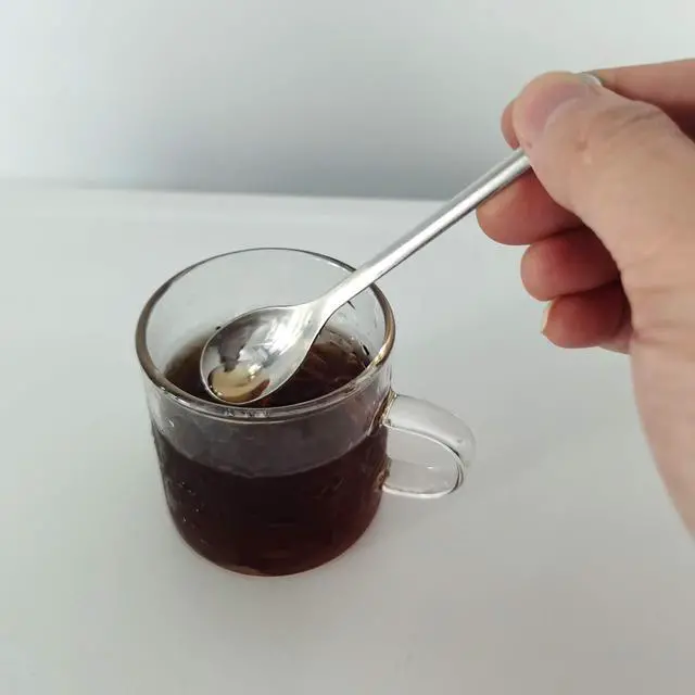 Alt view image 4 of 7 - Stainless Steel Mini Dessert Spoons Set of 10, Demitasse Espresso Coffee Spoons Heart-Shaped Handle 4.5-Inch, for Dessert Tea Appetizer