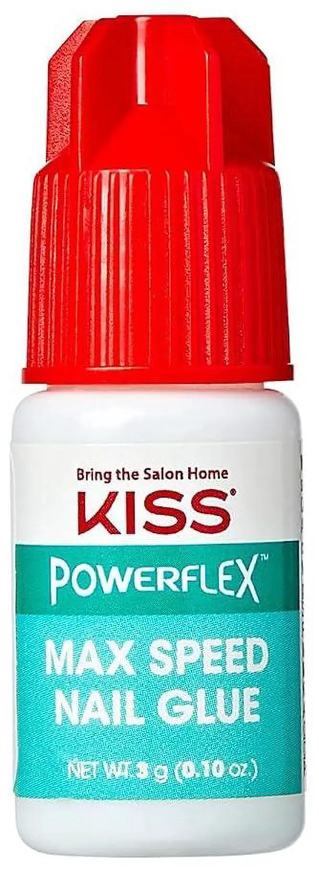 Alt view image 3 of 6 - Kiss PowerFlex Maximum Speed Nail Glue Fast Drying Adhesive for Glue-On Nails and Repairs with Nozzle Tip Applicator, Ideal for Tips and Wraps, Net Wt 0.10oz (3g)