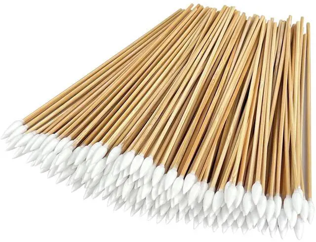 Main image of 200 Count 6-Inch Pointed Cotton Swabs for Gun Cleaning