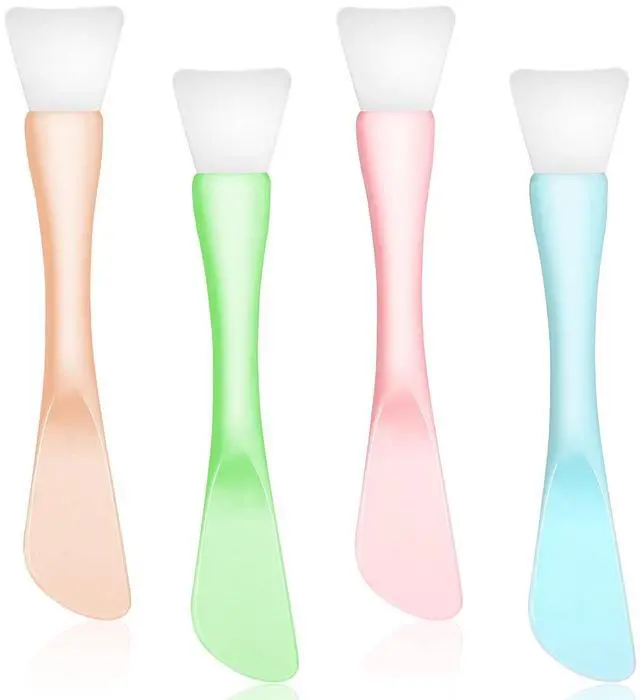 Main image of 4Pcs Silicone Face Mask Brush Applicator Beauty Spatula