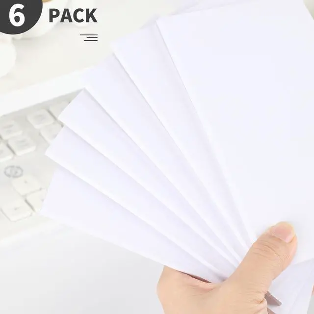 Alt view image 6 of 6 - QiCheng 4x6 Note Pads, 50 Sheets, Pack of 6, Blank Scratch Pads for Writing