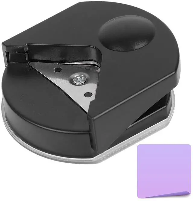 Main image of Corner Round Cutter Tool for Paper Crafts, Card Making, Scrapbooking, Edge Shaping, and Punching, Black