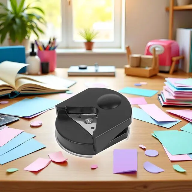 Alt view image 6 of 6 - Corner Round Cutter Tool for Paper Crafts, Card Making, Scrapbooking, Edge Shaping, and Punching, Black