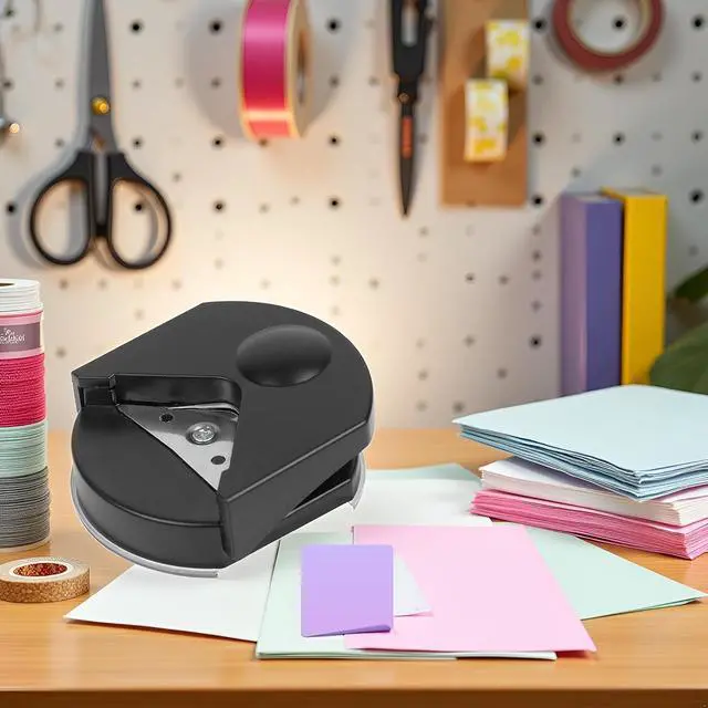 Alt view image 2 of 6 - Corner Round Cutter Tool for Paper Crafts, Card Making, Scrapbooking, Edge Shaping, and Punching, Black