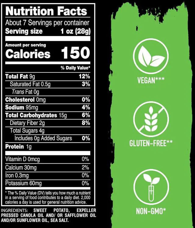 Alt view image 3 of 7 - Terra Plantains Real Sea Salt Vegetable Chips 5oz