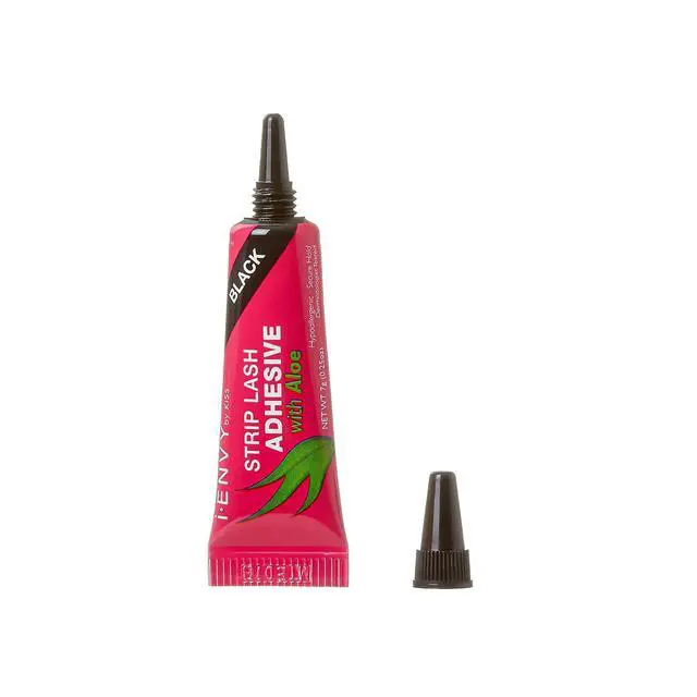 Alt view image 2 of 6 - Kiss I Envy Strip Eyelash Adhesive Black With Aloe KPEG02A