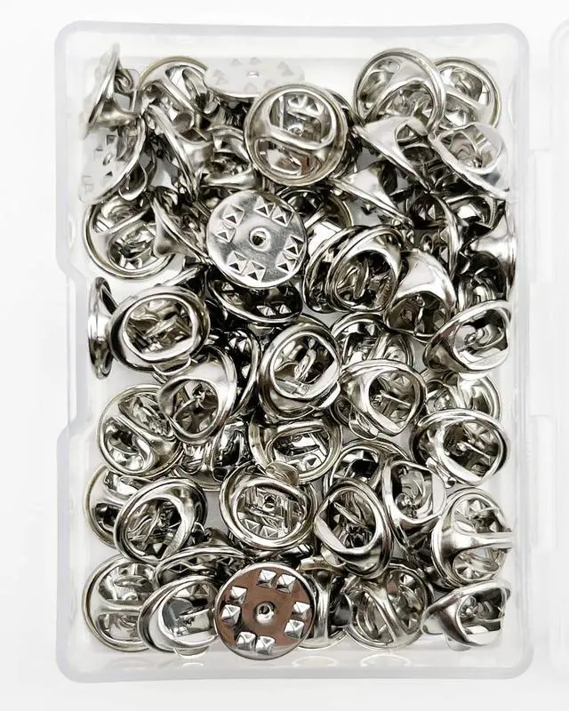 Main image of 50-Pack Lock Pin Backs for Lapel Pins