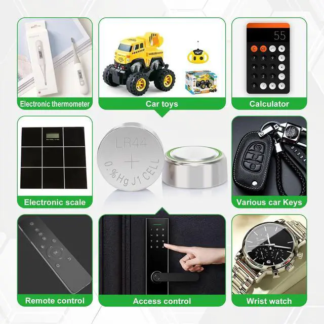 Alt view image 4 of 7 - LR44 Button Cell Battery 40 Pack, LR44 AG13 357 303 SR44 1.5V Coin Batteries