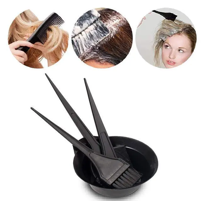 Alt view image 5 of 6 - Hair Dye Color Brush and Bowl Set, Black