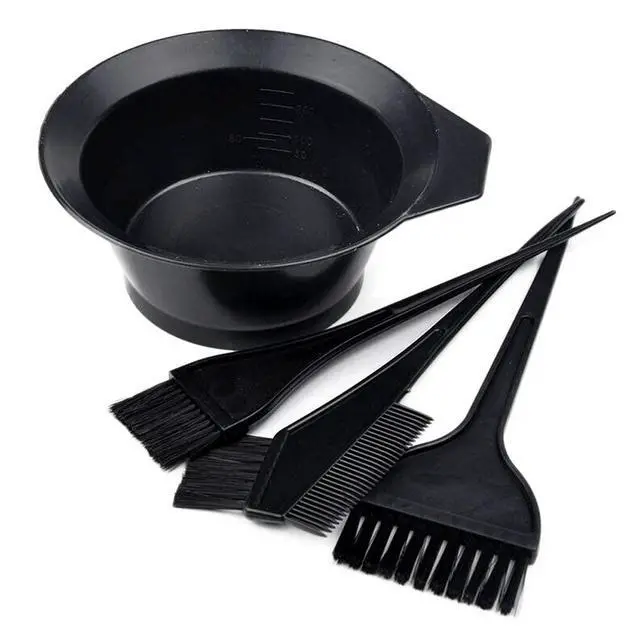 Alt view image 6 of 6 - Hair Dye Color Brush and Bowl Set, Black